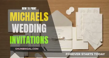 Printing Michaels Wedding Invites: A Step-by-Step Guide