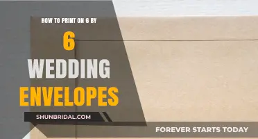 Printing on 6x6 Wedding Envelopes: A Step-by-Step DIY Guide