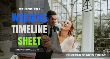 Print Your Perfect Wedding Timeline: A Step-by-Step Guide