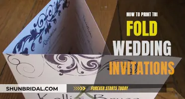 Crafting Tri-Fold Wedding Invites: A Simple Guide