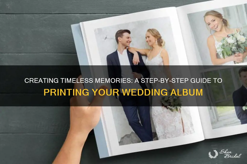 how to print wedding album