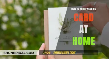 DIY Wedding Card Printing: Easy Steps for Home-Crafted Invitations