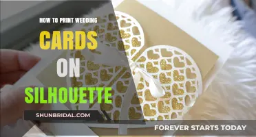 DIY Wedding Card Printing: Silhouette Crafting Guide for Elegant Invites