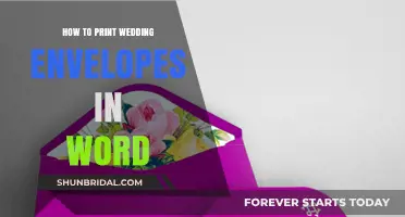 Effortless DIY Wedding Envelope Printing Guide Using Microsoft Word