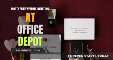 Printing Wedding Invites: Office Depot's Easy Steps