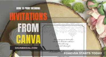 Printing Wedding Invitations: A Guide to Using Canva