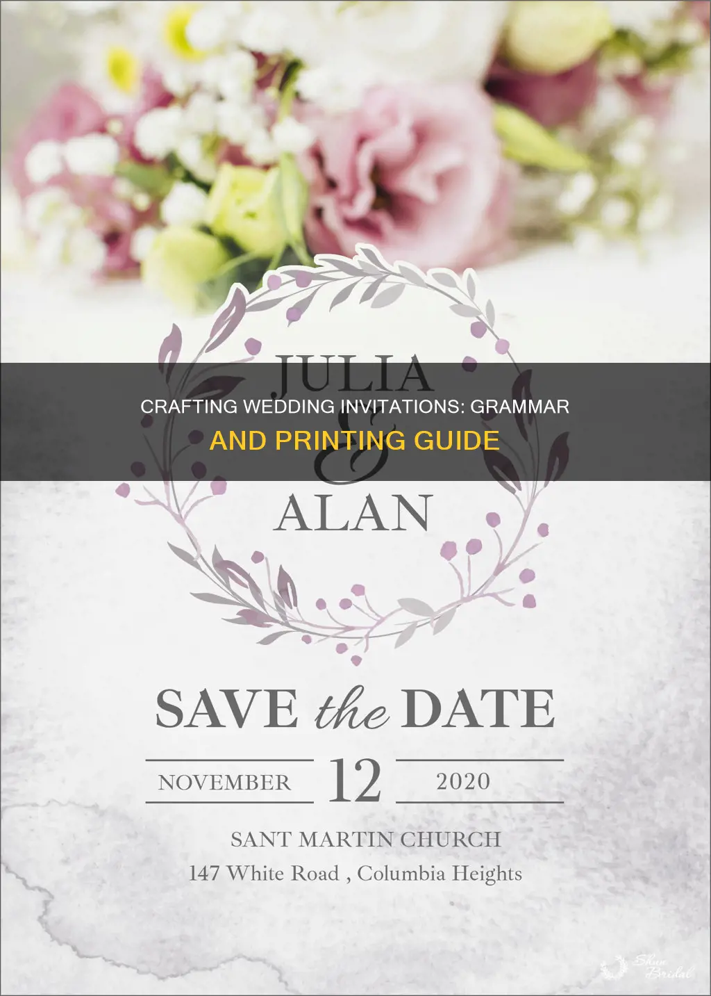 how to print wedding invitations grammar