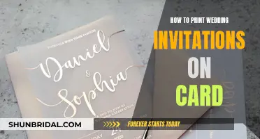 Printing Wedding Invites: Card Stock Techniques