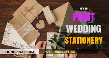 Elegant DIY Guide: Printing Your Perfect Wedding Stationery at Home