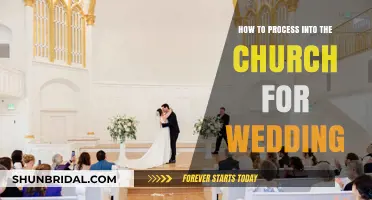 Elegant Wedding Processional: A Step-by-Step Guide to Entering the Church