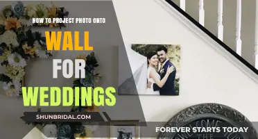 Projecting Memories: Wedding Photo Display Ideas