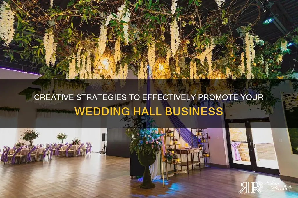 how to promote wedding hall
