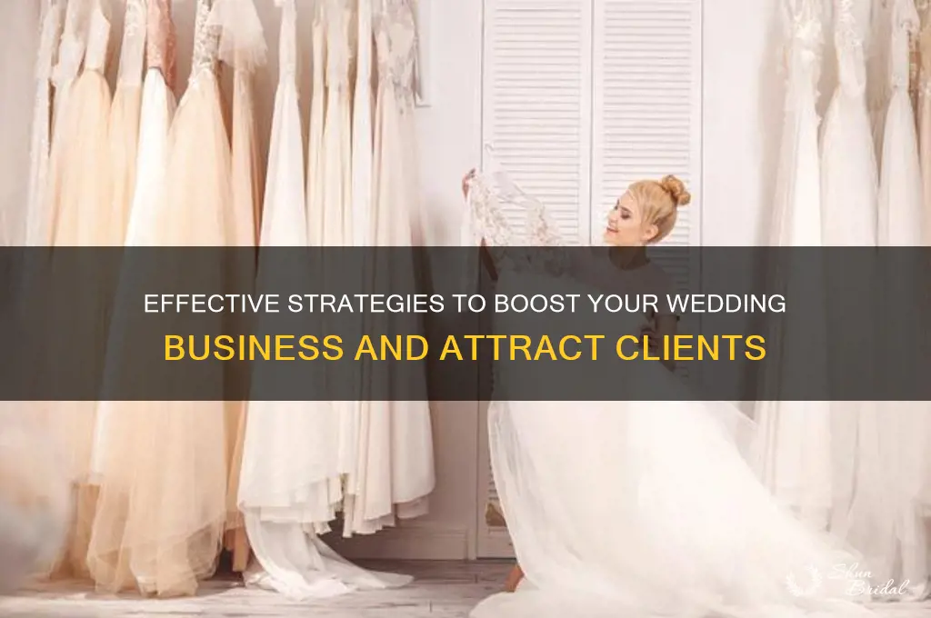 how to promote your wedding business