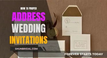 Addressing Wedding Invites: The Proper Etiquette Guide