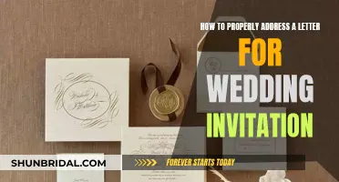 Addressing Wedding Invites: A Guide to Formal Etiquette