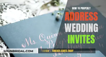 Wedding Invite Etiquette: Addressing Guests with Style