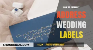 Addressing Wedding Labels: A Step-by-Step Guide to Etiquette