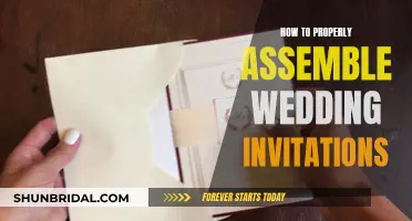 The Perfect Wedding Invitation Assembly Guide