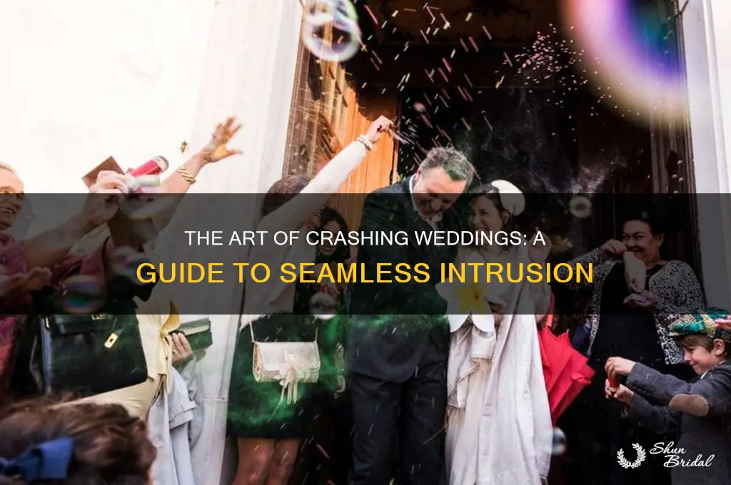 how to properly crash a wedding
