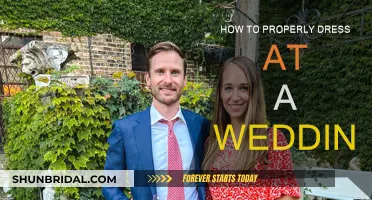 Guide to Wedding Attire: Dress to Impress
