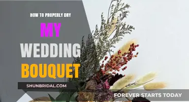 Preserving Your Wedding Bouquet: A Step-by-Step Drying Guide