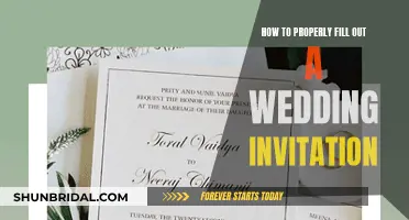 Wedding Invitation Etiquette: Filling Out the Perfect Invite