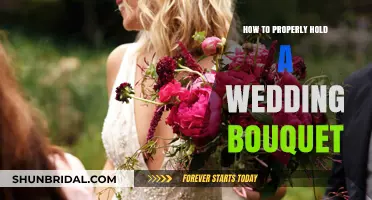 Mastering the Art of Holding Your Wedding Bouquet with Grace