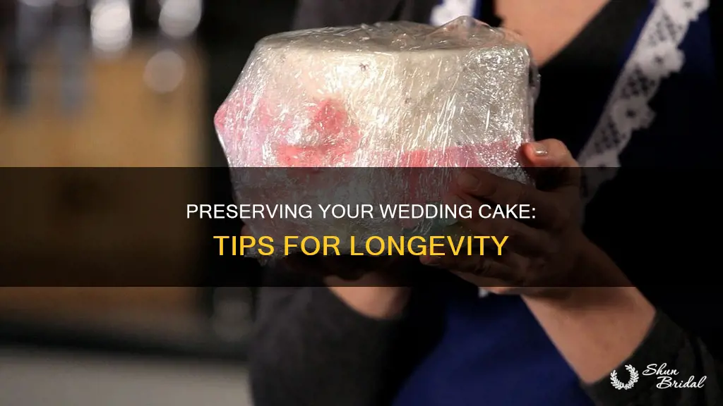 how to properly preserve wedding cake