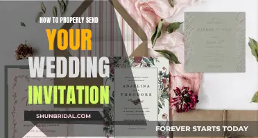 The Art of Sending Wedding Invitations