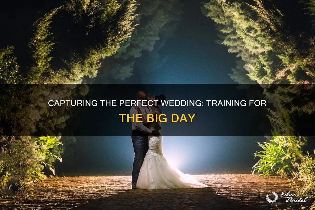 how to properly train for a wedding photo shoot