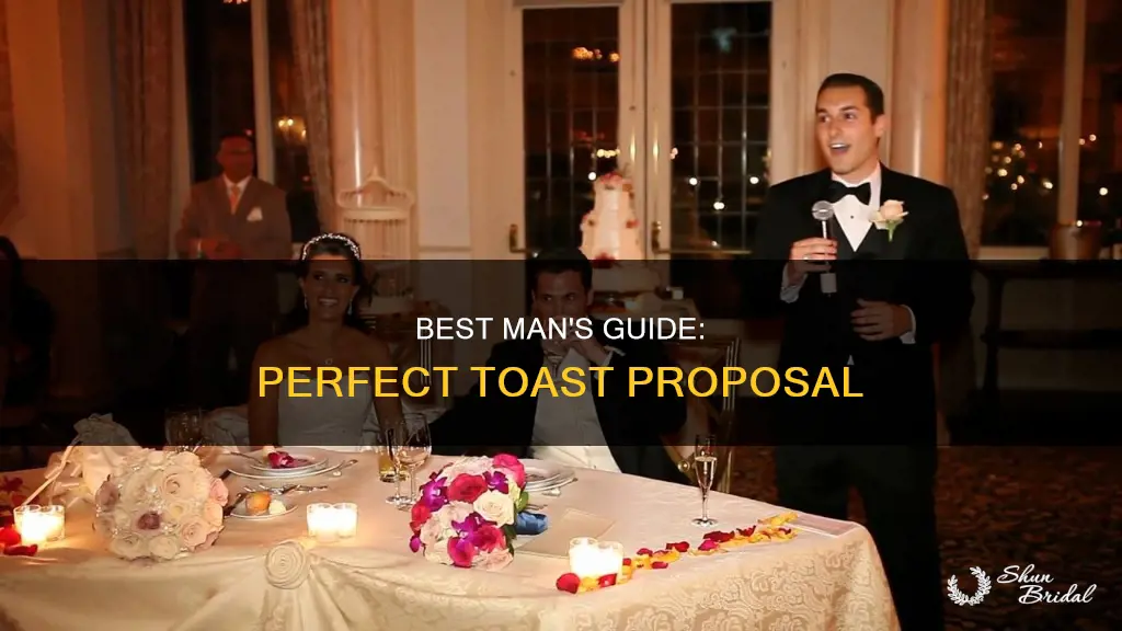 how to propose a toast as a best man