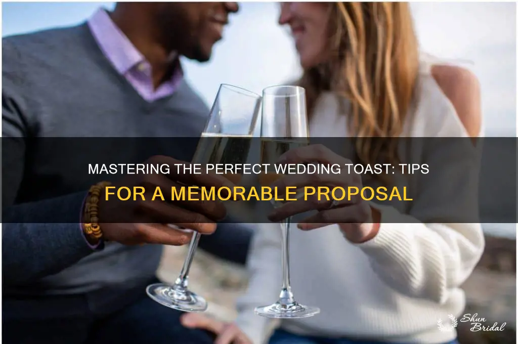 how to propose a wedding toast