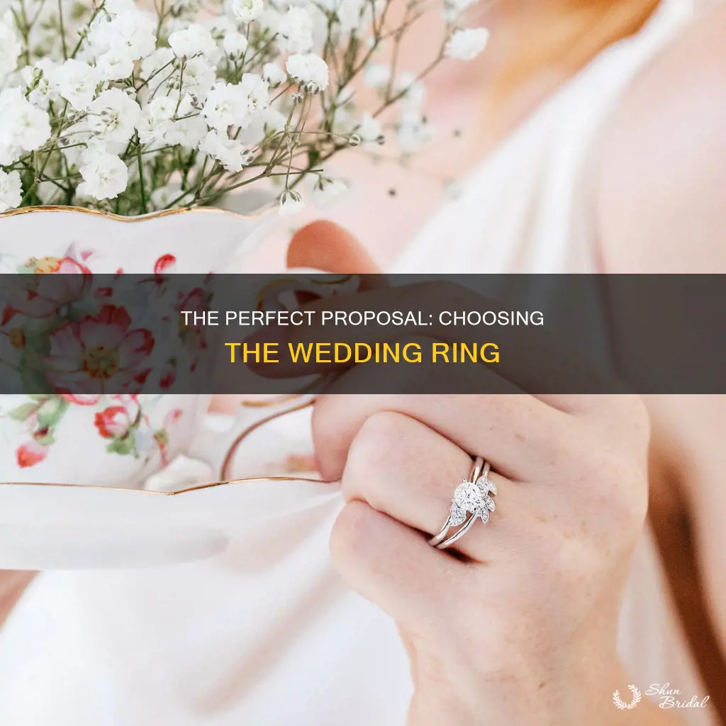 how to propose wedding ring
