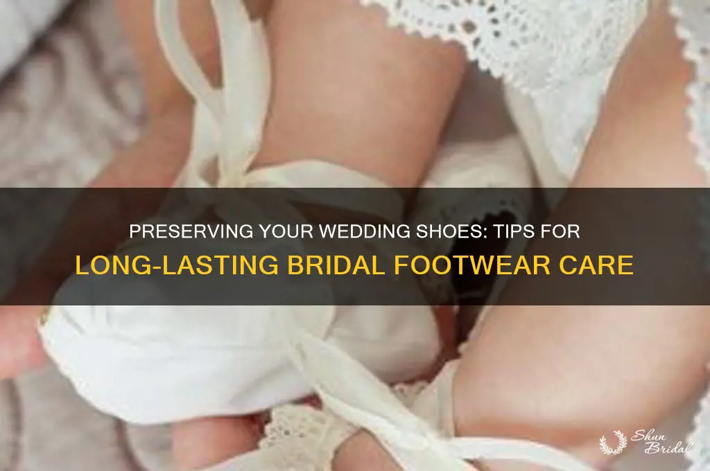 how to protect wedding shoes