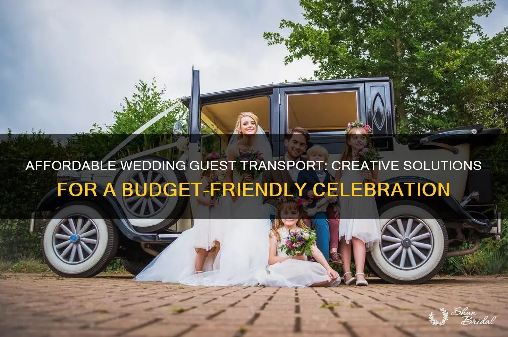 how to provide cheap transportation for wedding guests