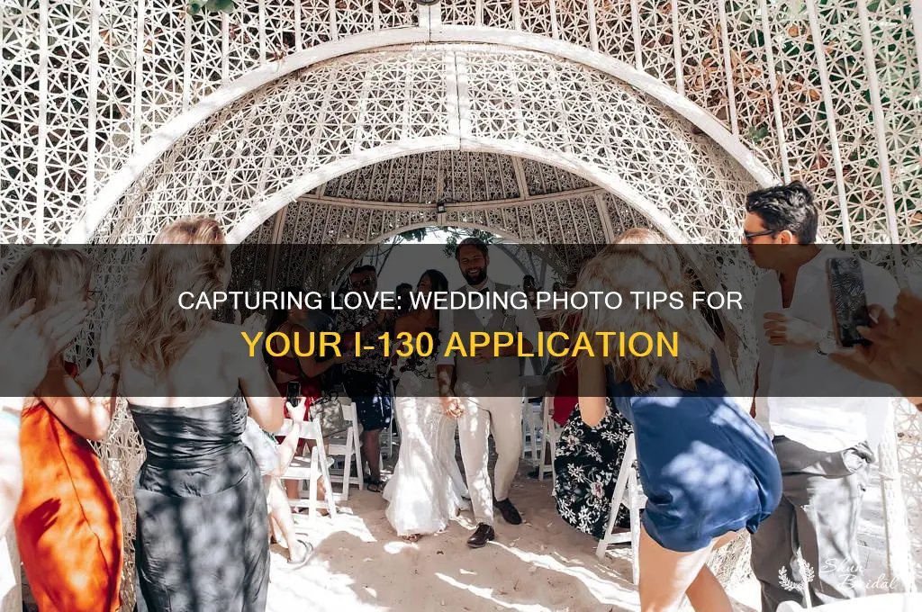 how to provide wedding picture for i130