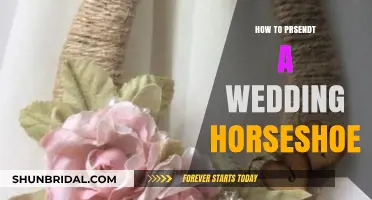 Elegant Ways to Present a Wedding Horseshoe as a Gift