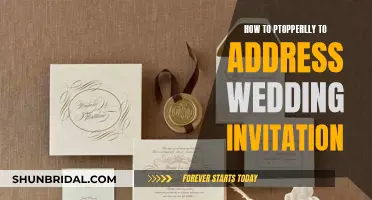 Addressing Wedding Invites: The Proper Way