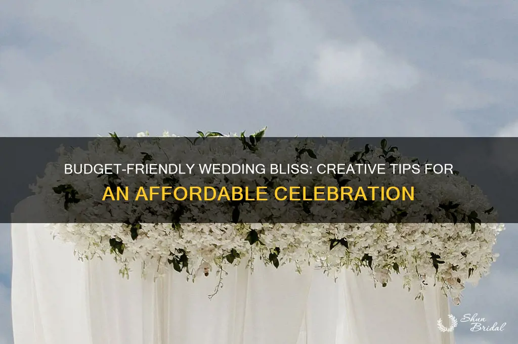 how to pull of a cheap wedding