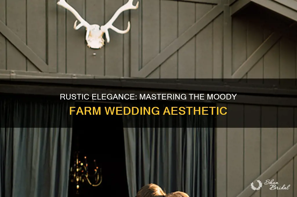 how to pull off moody farm wedding
