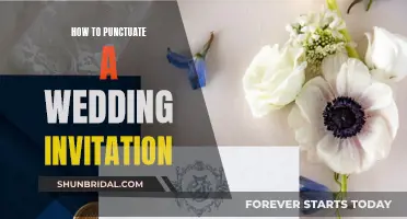 Punctuating Wedding Invites: The Ultimate Guide to Perfect Etiquette