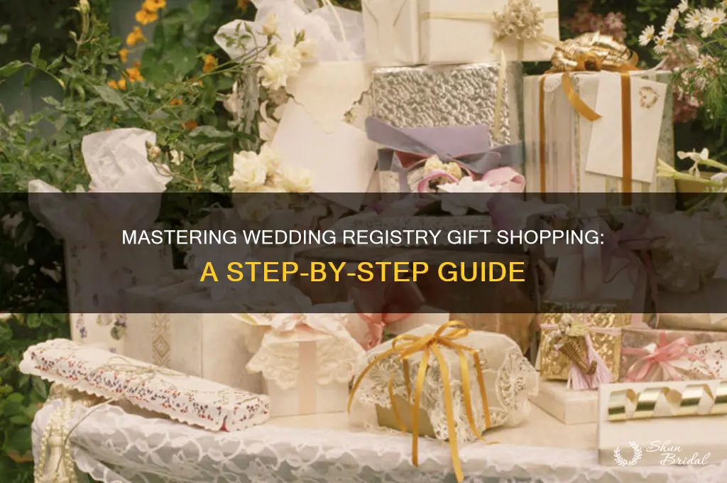 how to purchase gift on wedding registry