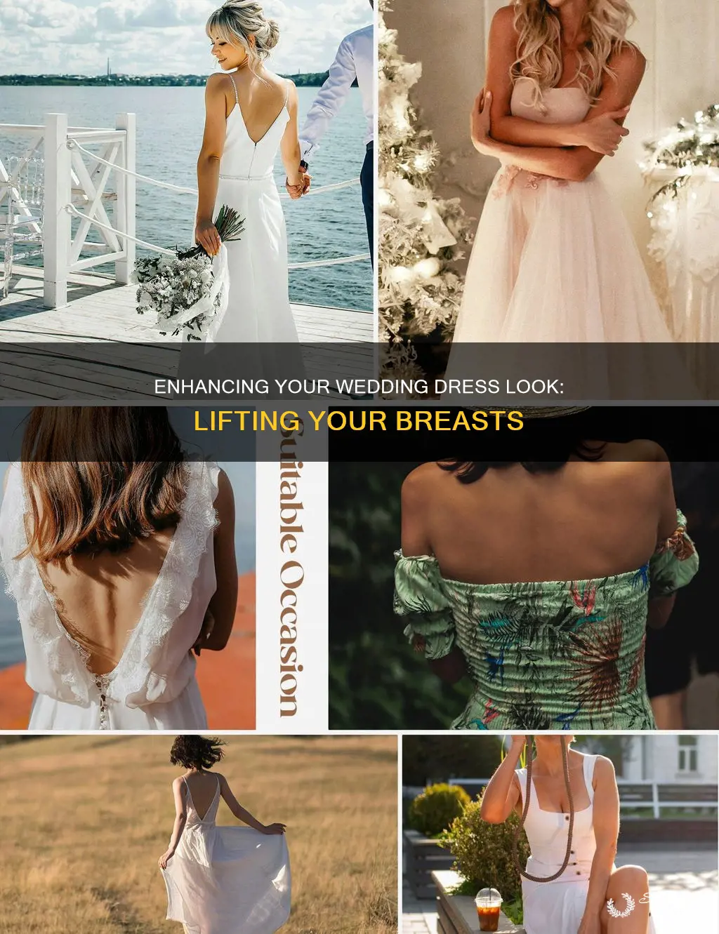how to push up breasts in wedding dress