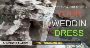 Accentuating Your Wedding Dress with Light Colors