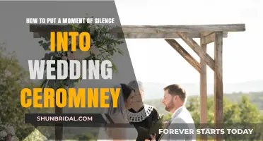 A Moment of Silence: Adding Reflection to Your Wedding