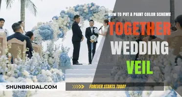 Creating a Wedding Veil Color Scheme