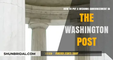 Announcing Your Wedding in the Washington Post: A Guide