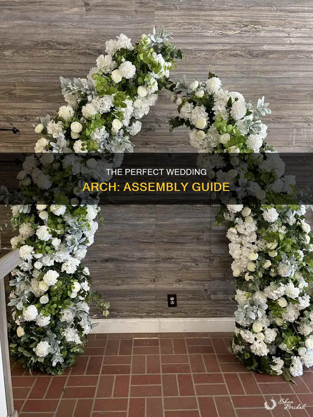 how to put a wedding arch together