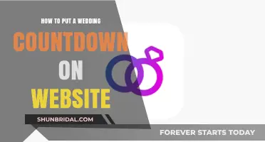 Adding a Wedding Countdown to Your Website: A Step-by-Step Guide