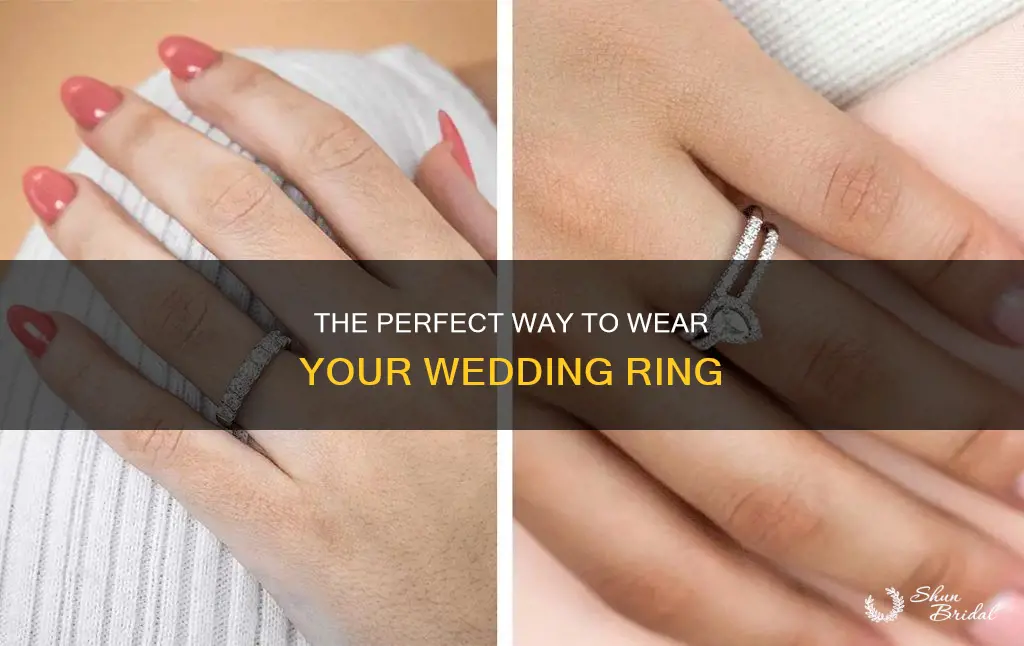 how to put a wedding ring on
